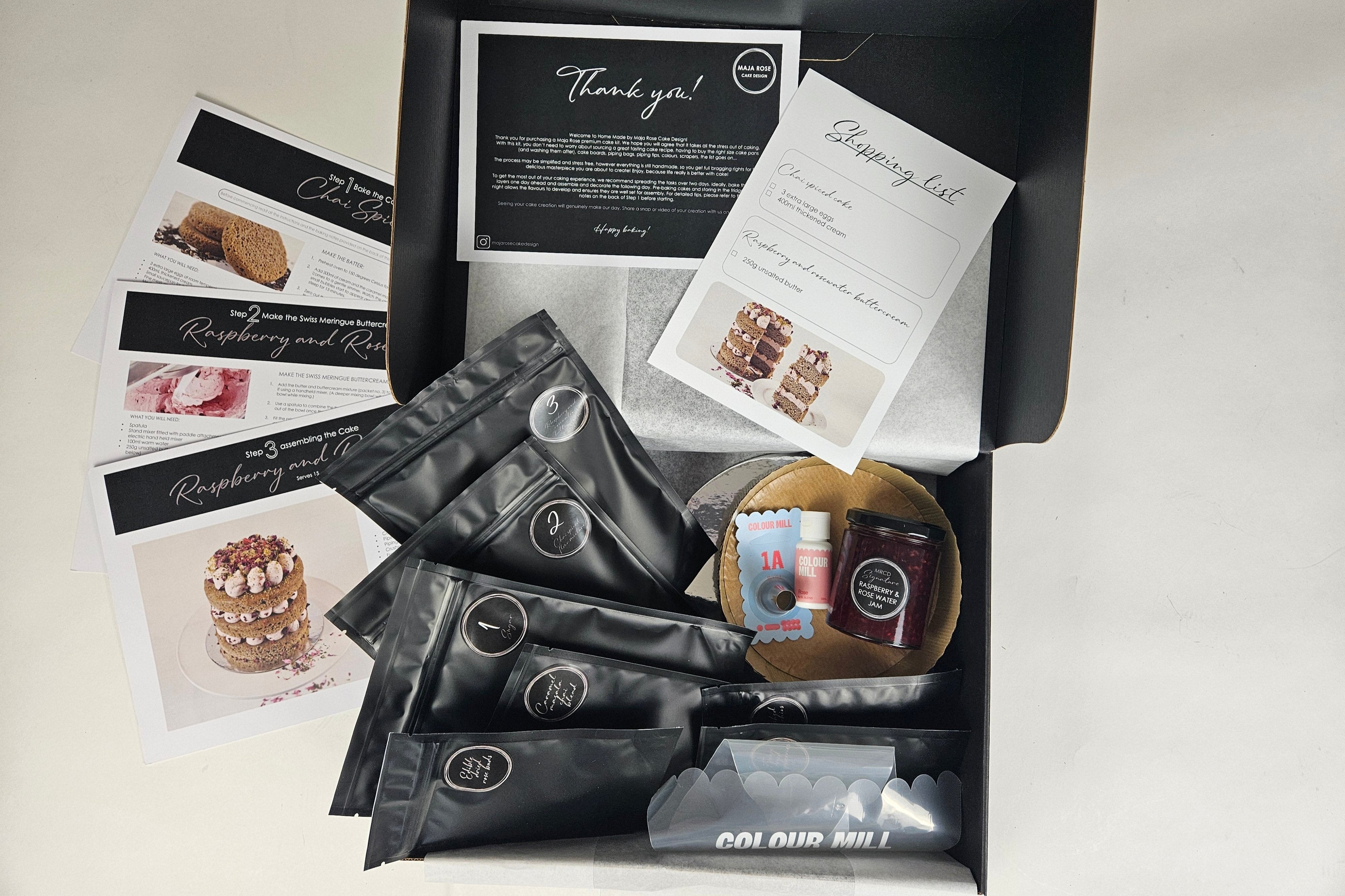 Raspberry Rosewater Cake Kit