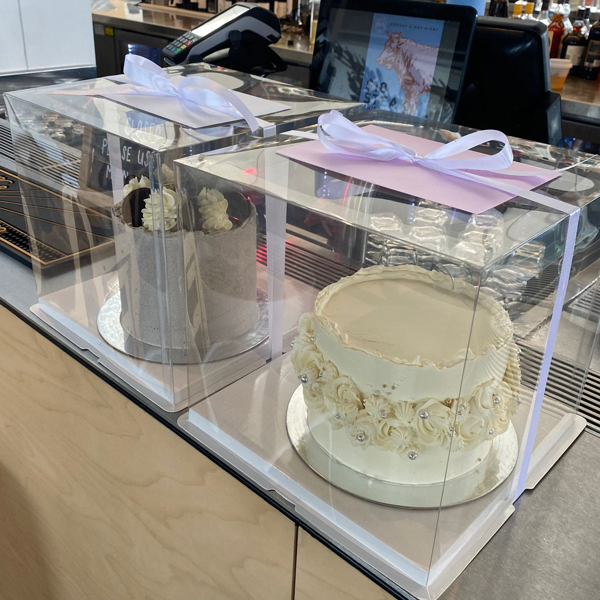 Clear Cake Box